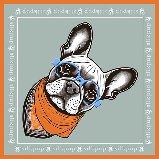 Dapper Dogo Silk Bandana - Moses